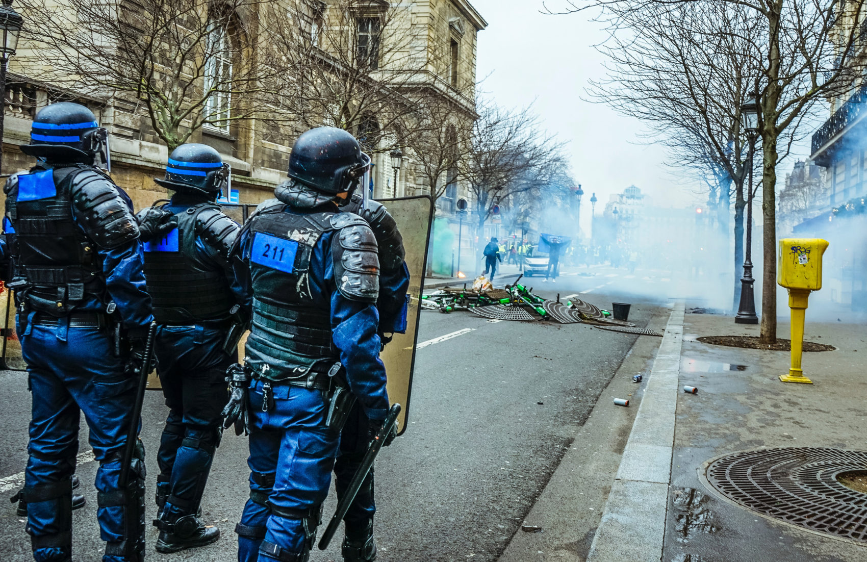 cops protest in paris march of anger