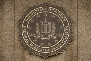 The Federal Bureau of Investigation (fbi) seal on Hoover building