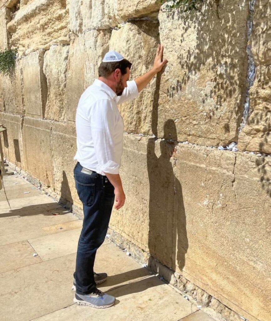 JD Vance at Wailing Wall