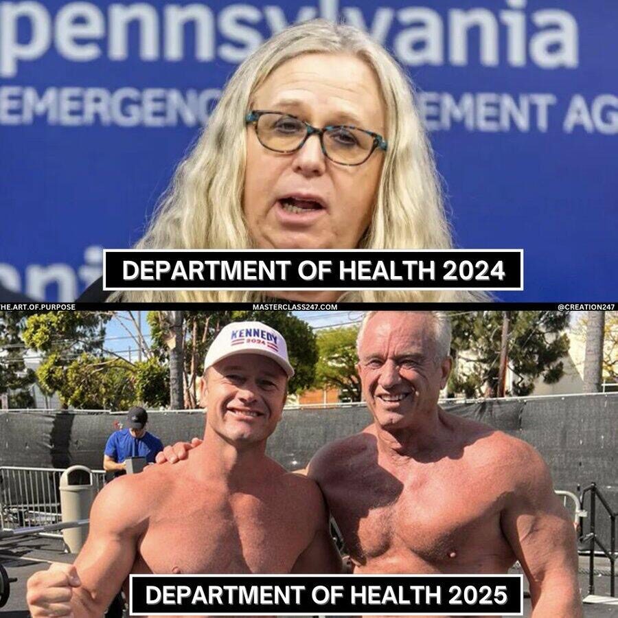 Department of Health 2024 vs 2025 meme